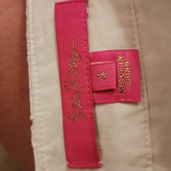 Lilly Pulitzer White Mini A-Line Skirt - Picture 3 of 3